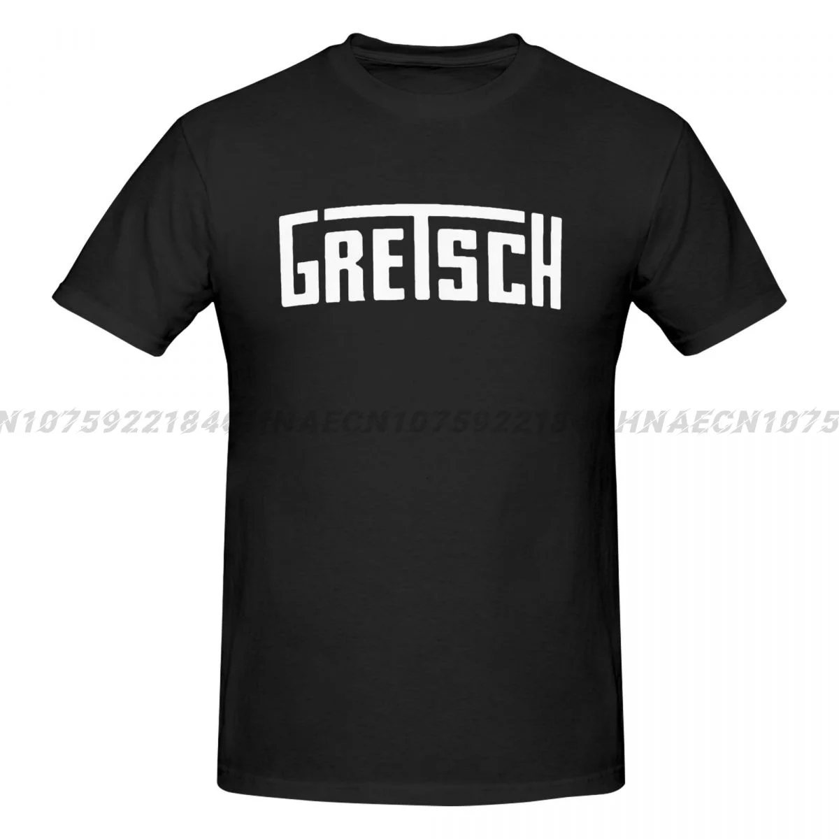 Gretsch Bass Guitars Logo T-Shirt Custom T Shirts Aesthetic Clothing Funny T Shirts Men\'s Long Sleeve T Shirts