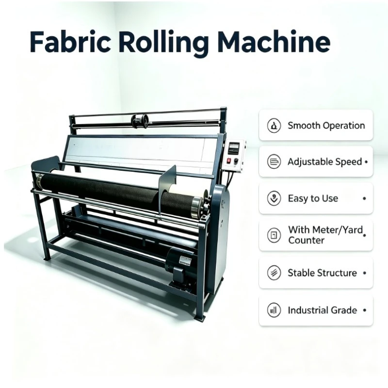 Textile Roll Rewinding Machine Cloth Rolling Equipment