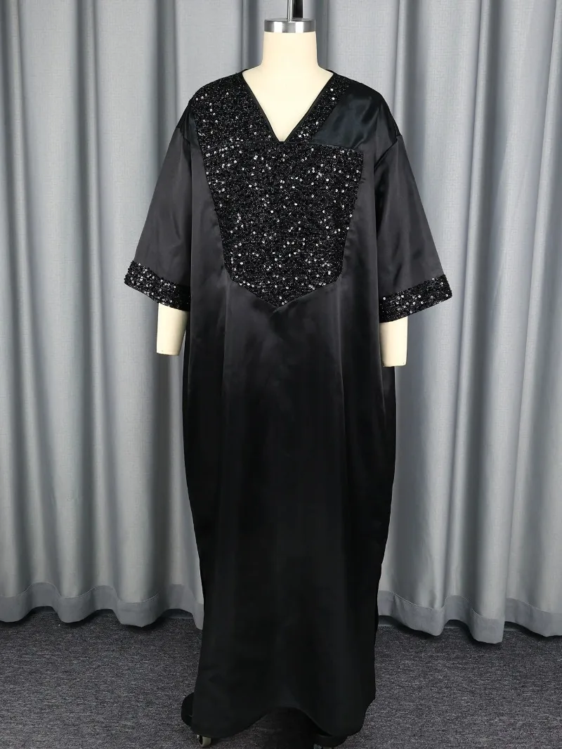 فساتين إفريقية للنساء ملابس أفريقيا التقليدية Dashiki أنقرة ملابس ثوب عبايات رداء مسلم قفطان ماكسي فستان طويل 2026 #3