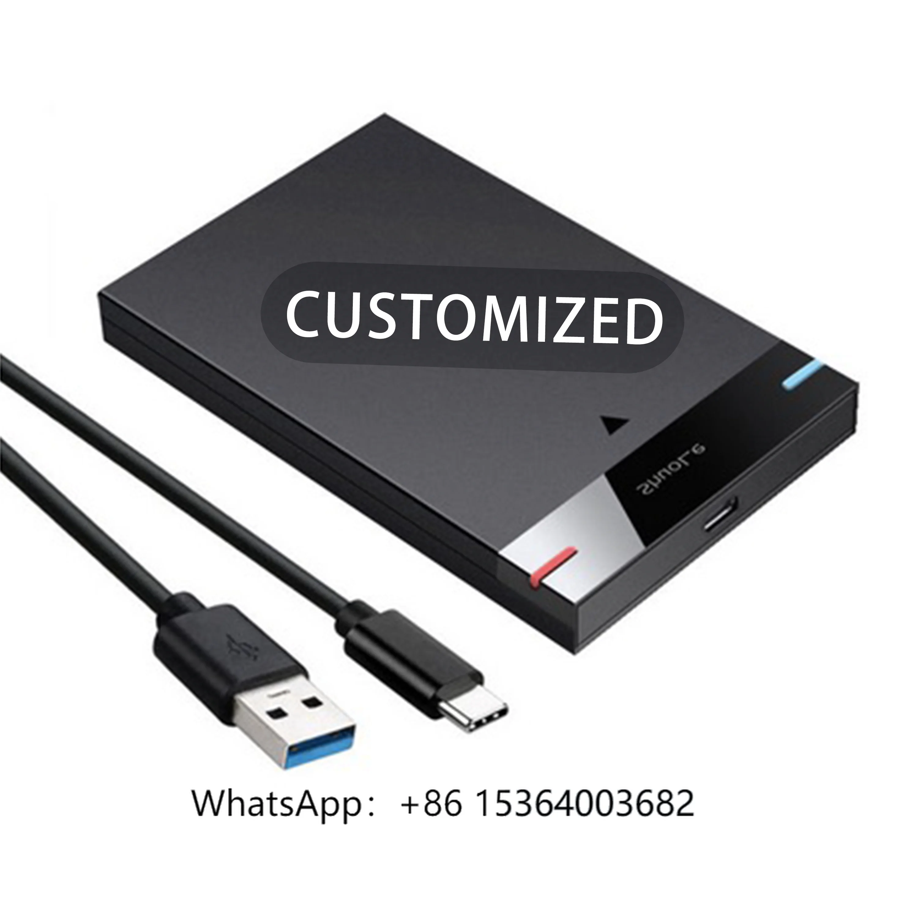 

TJXL-Wholesale External Hard Drive 4TB HDD Case USB 3.1 Type-C 5Gbps HDD Enclosure 2.5 Inch HD Portable Storage Device Support U