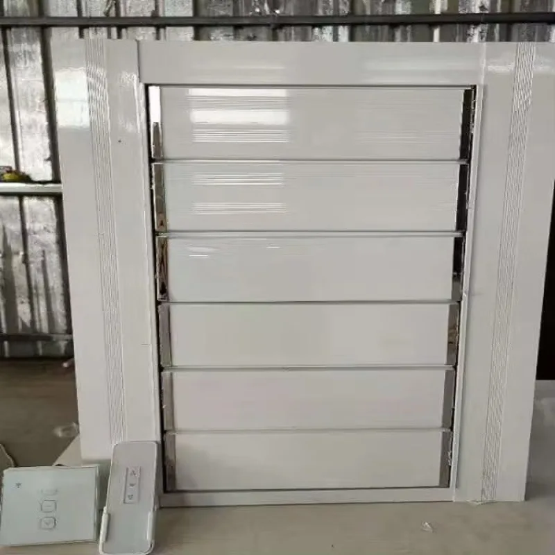 Modern design Full climate Corrosion resistant Intelligent manual Industrial factory Active aluminum blinds Windows