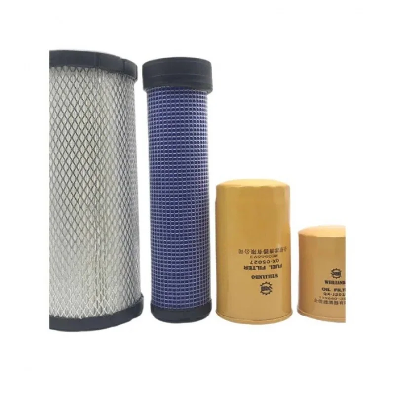 For Doosan Daewoo DH Dx60-7 80-7engine oil grid diesel filter element air filter excavator accessories digger digging