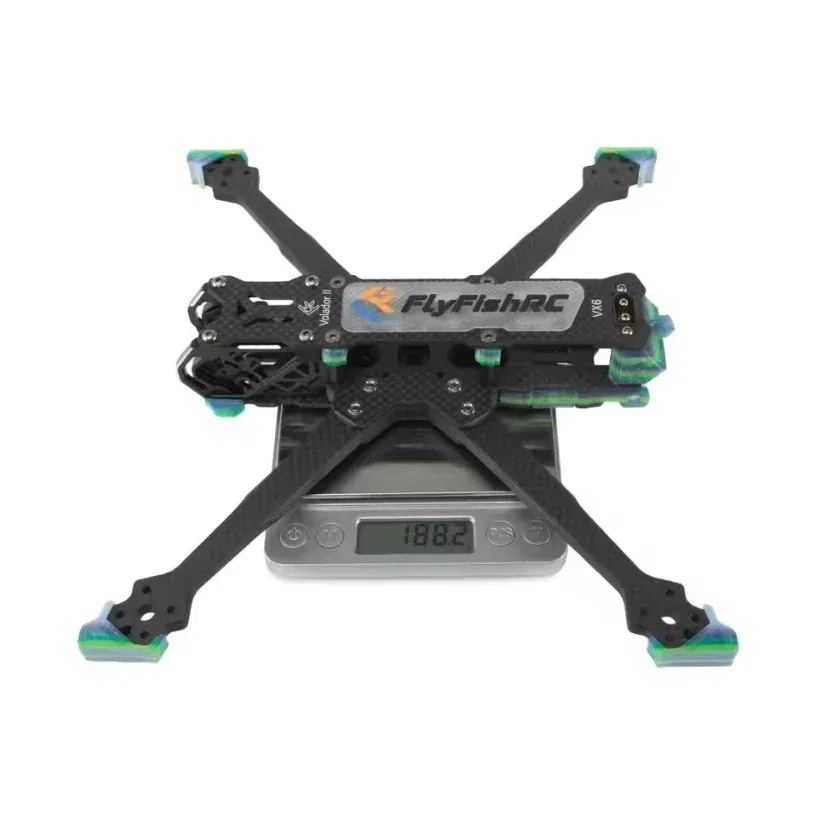 

FlyFishRC Volador II VX6 V2 FPV T700 6inch Frame Kit Compatible with O4 Air Unit Pro for RC FPV Freestyle Racing Drone
