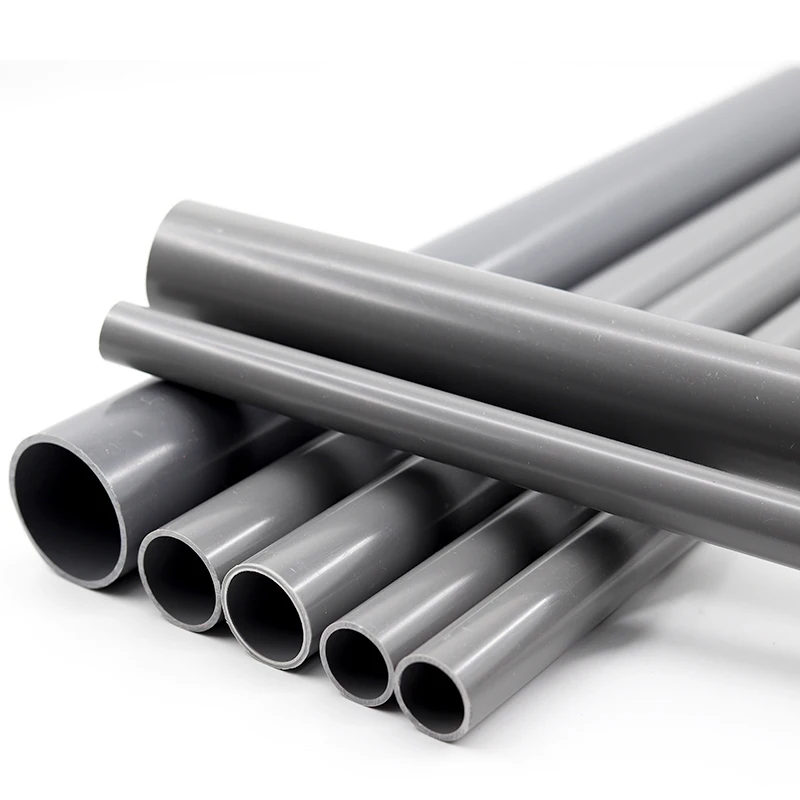 O.D 20-32mm Plastic PVC Grey Pipe 49-50cm Length Garden Irrigation Accessories Tube Aquarium Tank DIY Fitting Water Suppliers