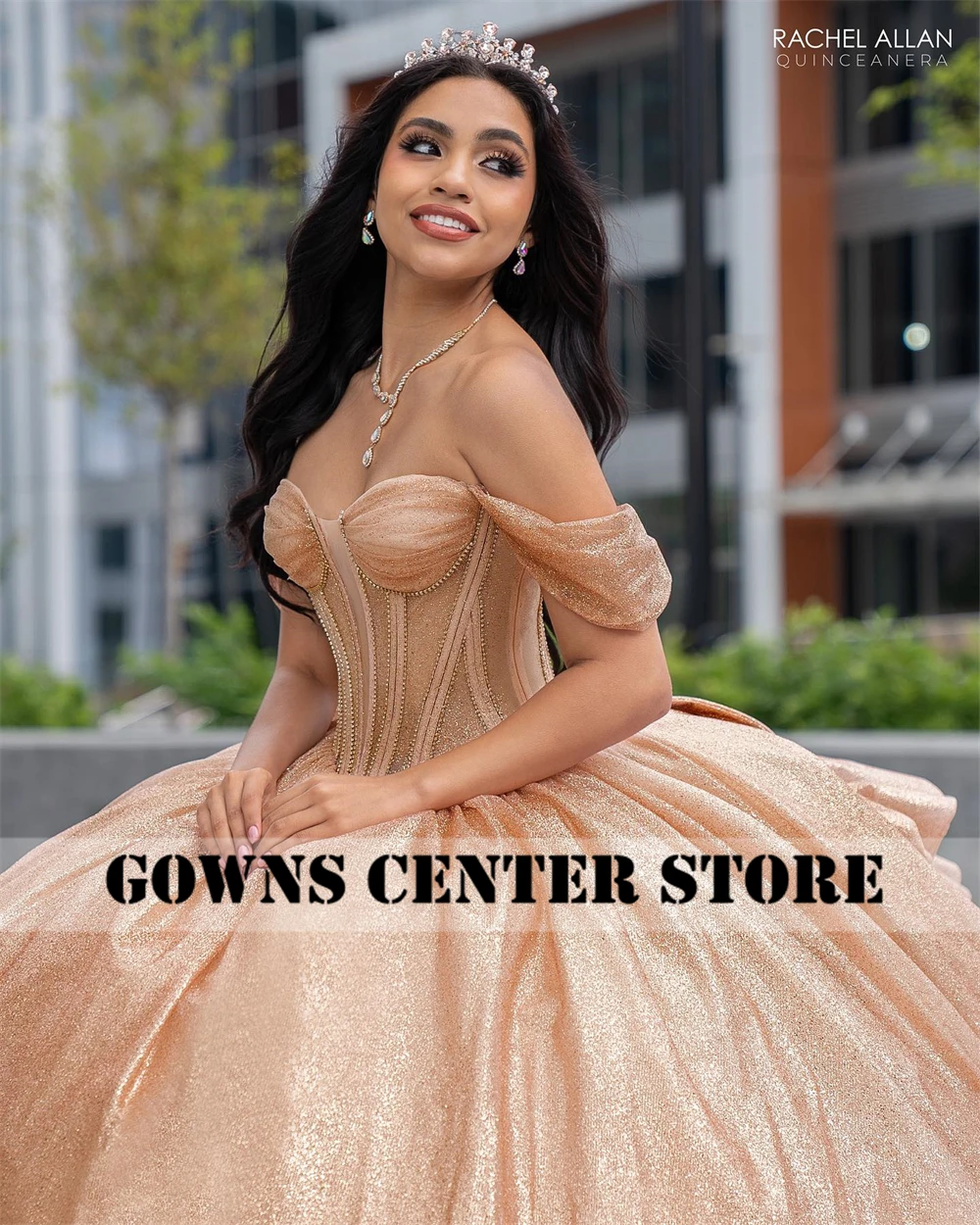 Stunning Off The Shoulder Quinceanera Dresses With Bow Lace-up Beaded Mexican Ball Gown Dress 18th Birthday Debut Sweet 15 16