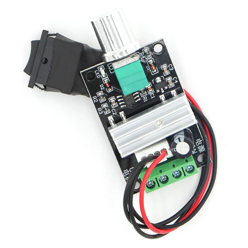 

4 Pack 6V 12V 24V 28V 3A 80W 1203BB DC Motor Speed Controller PWM Speed Adjustable Reversible Motor Driver Switch Reversing