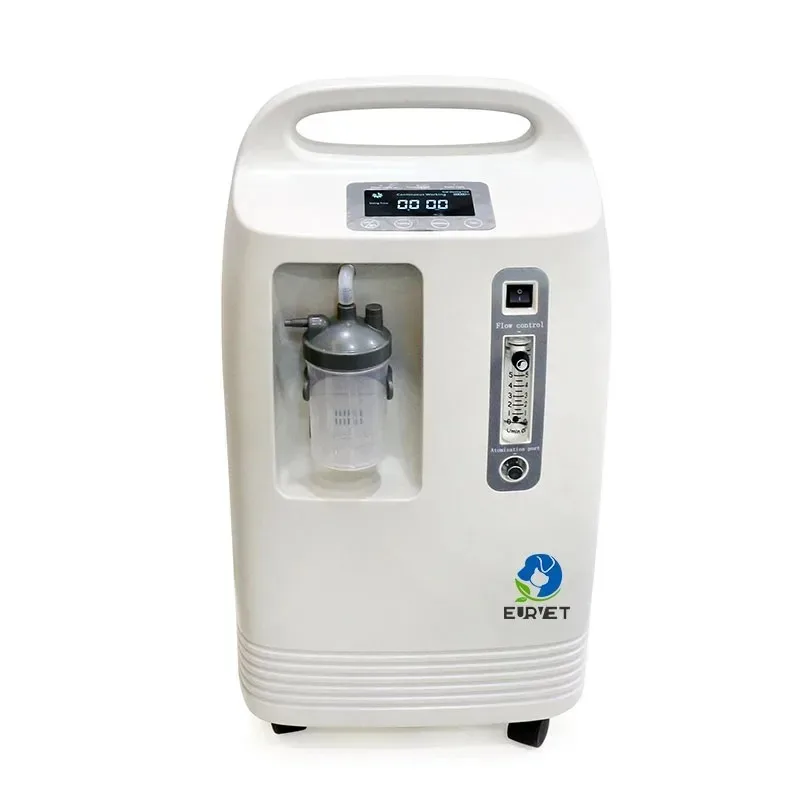 

【2026】EUR VET Portable 5ltr Continuous Flow Machine Oxygen Concentrator and Home Concentrator