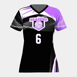 Women's Sports Breathable T-shirt Casual V-neck Sweat Wicking Quick Drying Top Volleyball Printing Pattern Training Sports Shirt