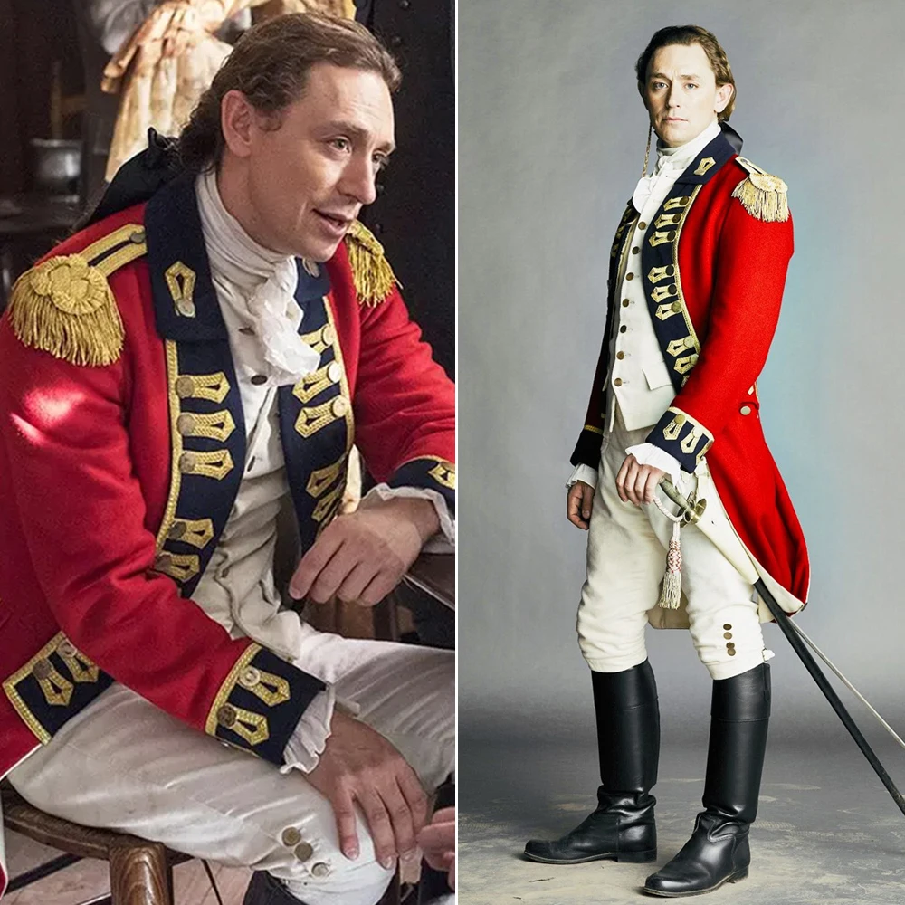 Historical Major John Andre Cosplay Military Officer Uniform Suit Revolutionay War British Uniforms George Washington Costume