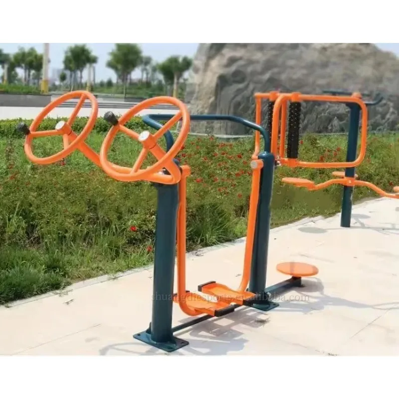 Newly Upgraded Outdoor Gym Cheap Adult Outdoor Fitness Equipment Park Steel