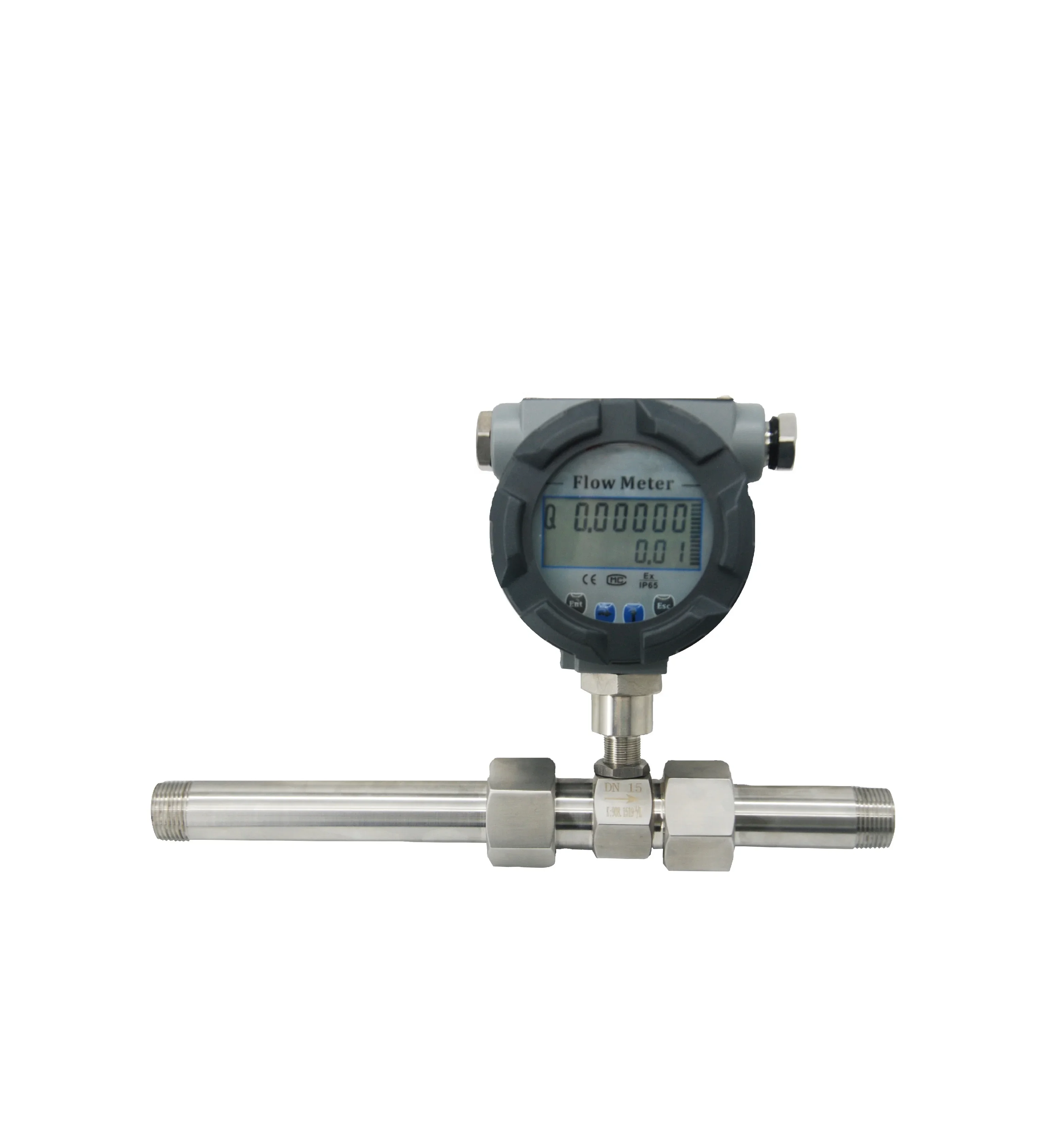 

Hydraulic Turbine Flowmeter Milk 4-20mA Output 0.5%R 1.0%R Accuracy DN 20-400 Compact Structure Liquid Turbine Flowmeter