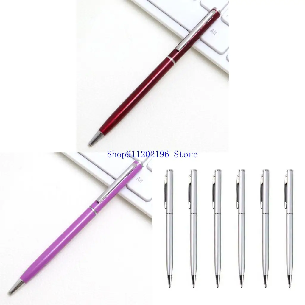 

P82A 6 шт. ручка для подписи, бизнес-подарочная ручка, ручка для подписи, поворотная ручка для открытия/закрытия для офиса