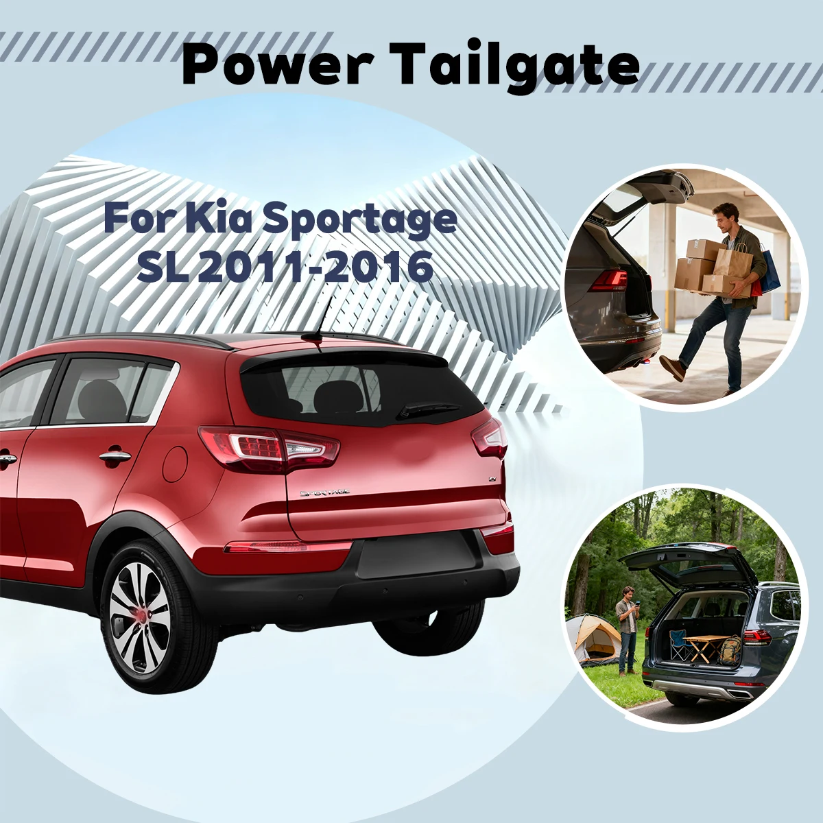 For Kia Sportage Sl 2011-2016 Car Automatic Lifting Electri…
