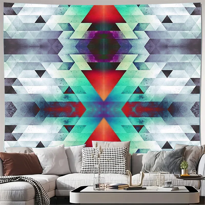 

Богемный настенный гобелен Эстетический декор комнаты Психоделический гобелен Триповый настенный декор Фестивальный декор Домашний текстиль Декор комнаты в общежитии