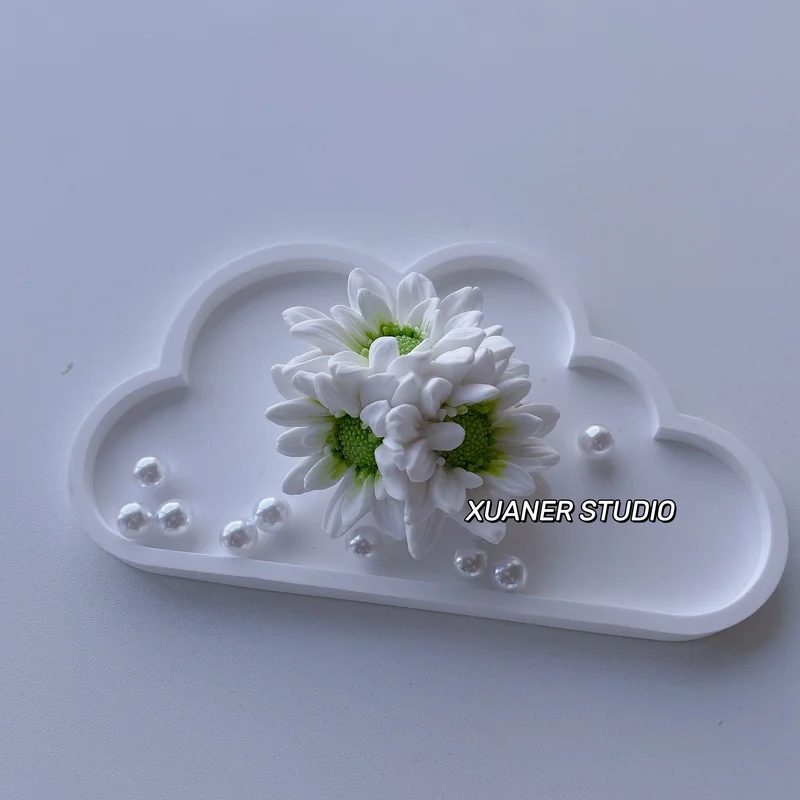 Stampo in gesso per aromaterapia con fiori 3D nuovo stampo per crisantemo a forma di fiore stampo in Silicone fai da te stampi per zucchero