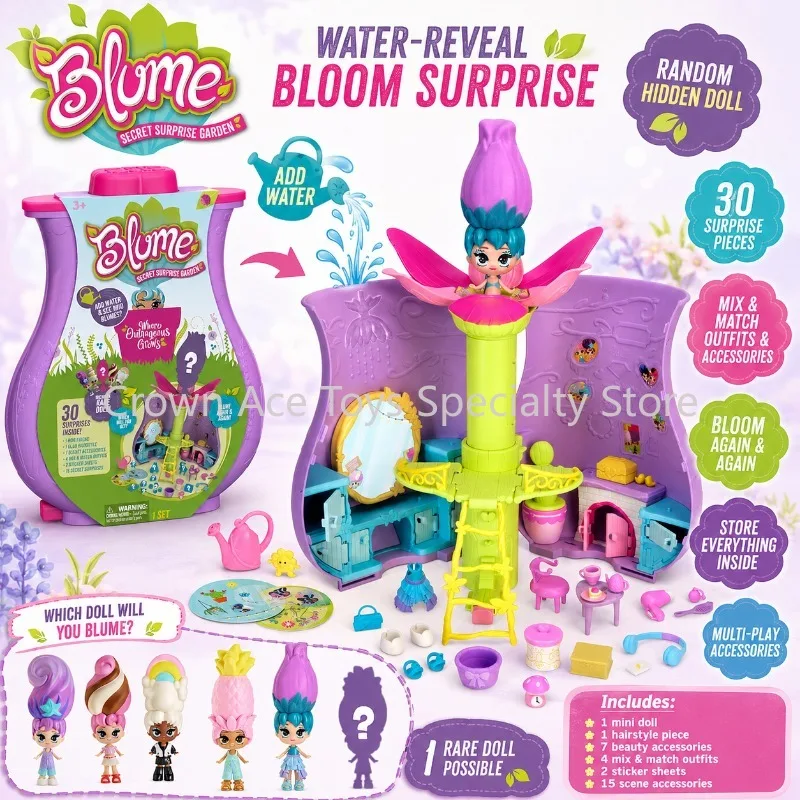 Original Blume Secret Surprise Garden Magic Water Activated Random Style Elves Figure Doll Blooming Kids Playset Christmas Toys