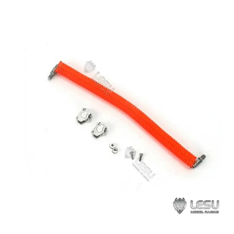 RC  LESU 1/14 Truck Gas Pipe G-6256 And Pipe Stand Bracket G-6218 For Tamiya 1 14 RC Model Truck 770S FH16 TGX Parts Accessories