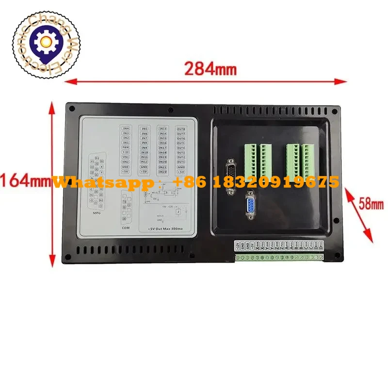 CNC 5-axis RTCP Offline USB Controller SMC5-5-N-N 500KHz G code 7-inch large screen replaces Mach3 cyclmotion