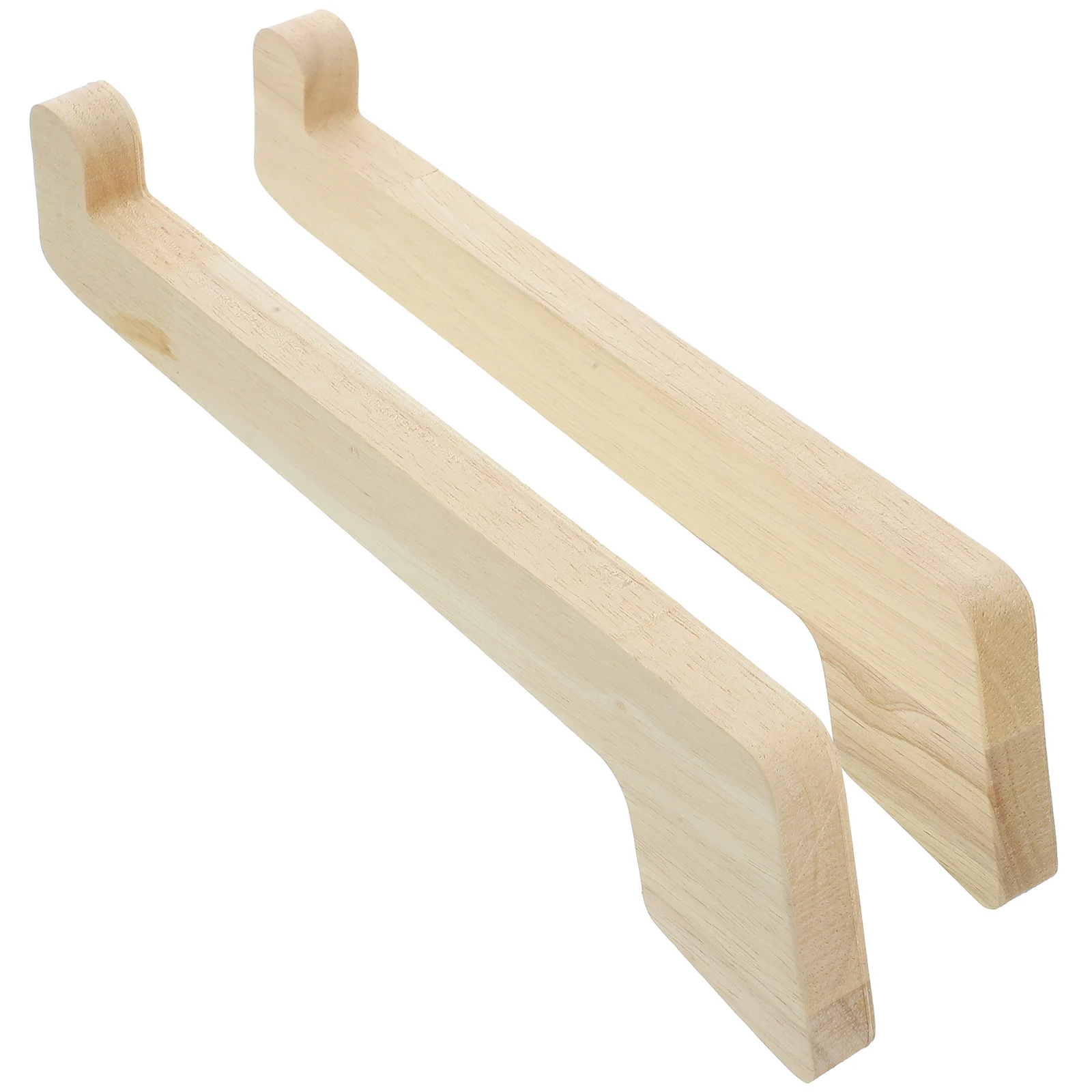 

2 Pcs Laptop Holder for Desk Wood Mount Table Office Notebook Stand Elevating Cooling Rack Lightweight Stable Use
