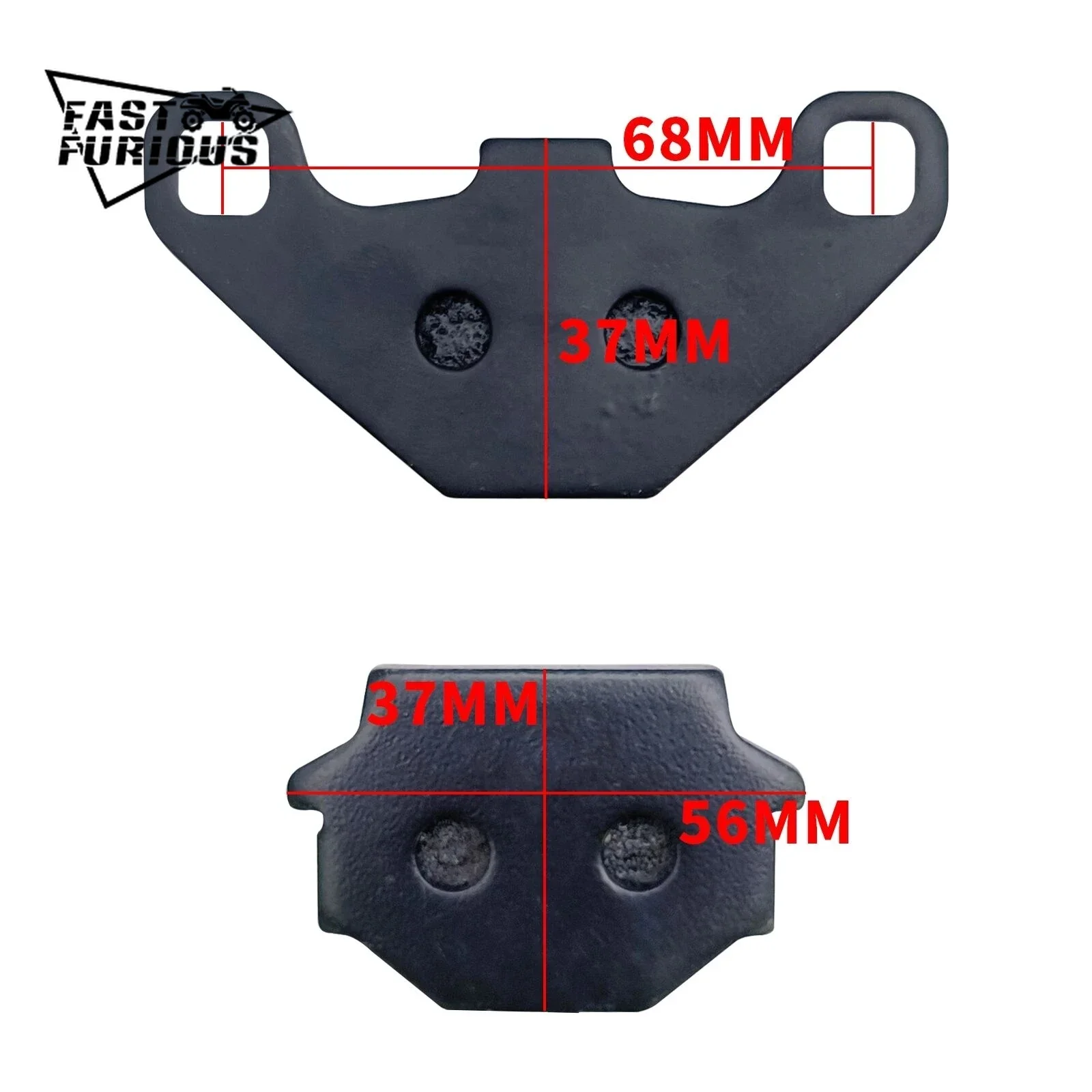 Dinli ATV quad brake pads Motorcycle brake pads for ALFER APACHE CAGICA DERI DINLI EXPLORER KAWASAKI