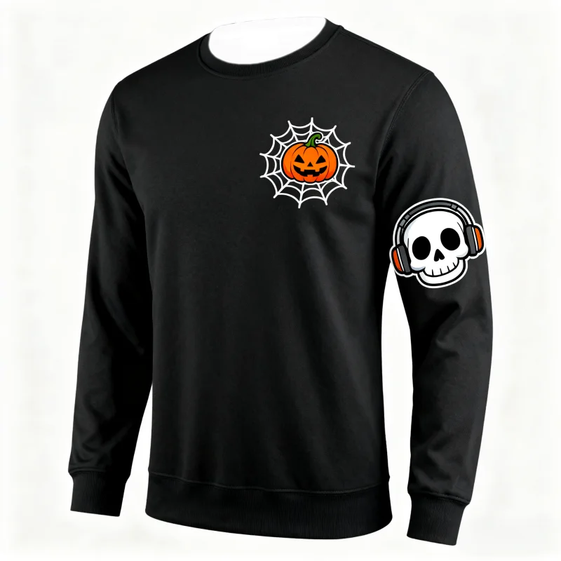

Мужские и женские толстовки на Хэллоуин с 3D-печатью: дизайн черепа и тыквы, идеально подходят для торжеств на Хэллоуин