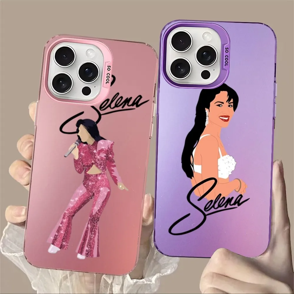 Selena Quintanilla Top Latin Artist 90s Phone Case For IPhone 16 15 14 13 12 11 Pro Max X XR XSMAXMatte Shockproof Back Cover