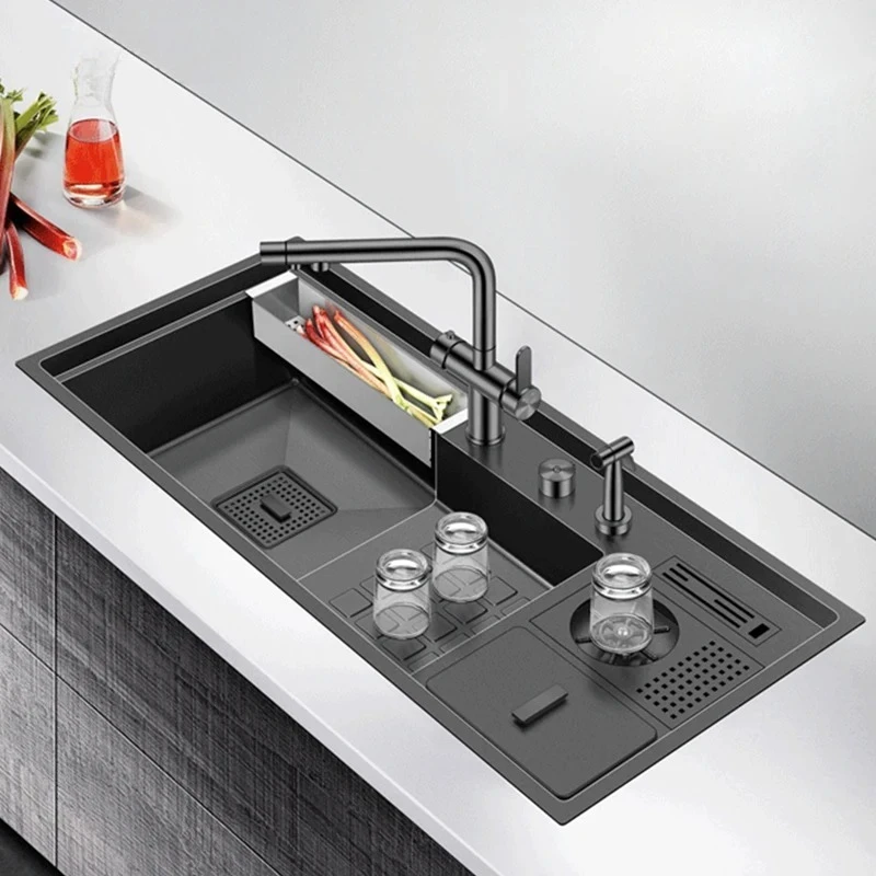 kitchen Sink 304 Stainless Steel 220mm Depth 4mm Thickness Handmade Large