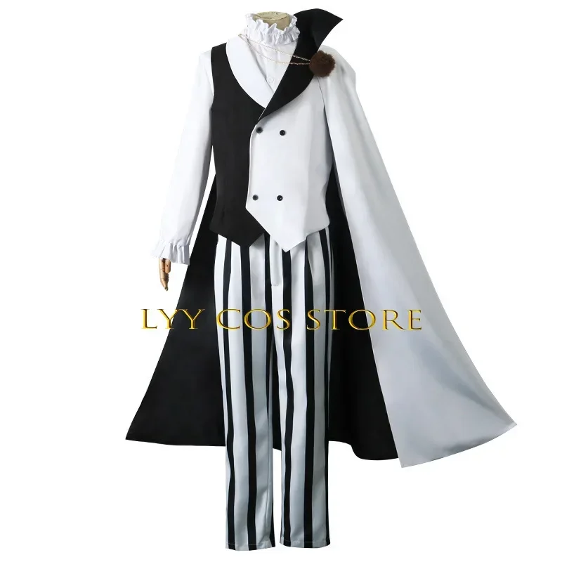 Special Offer Nikolai Gogol Cosplay Anime 4th Bungou Stray Dogs Costume Uniform Suit Cloak Halloween Saigiku Jono Cosplay Outfit