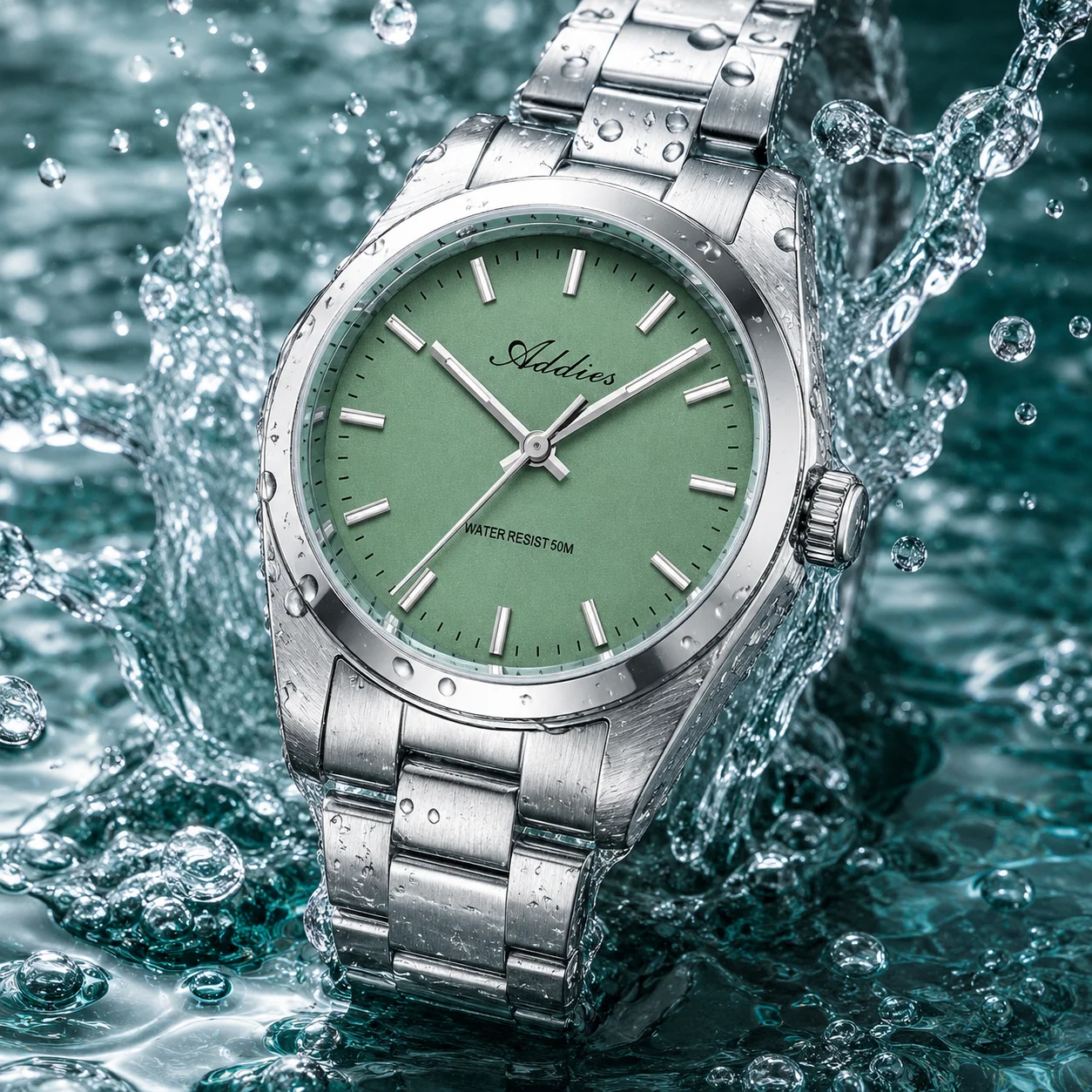 ADDIES Elegant Women's Quartz Watch BGW9 Super Luminous Sapphire Glass Ladies Watches 2035 Waterproof Stainless Steel Wristwatch