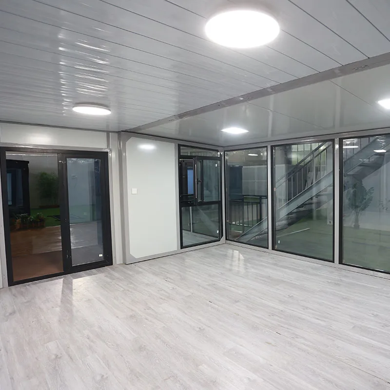 Expandable Double Wing Foldable Breathable Sandwich Panel Galvanized Steel Mobile Living Container House Modern Design