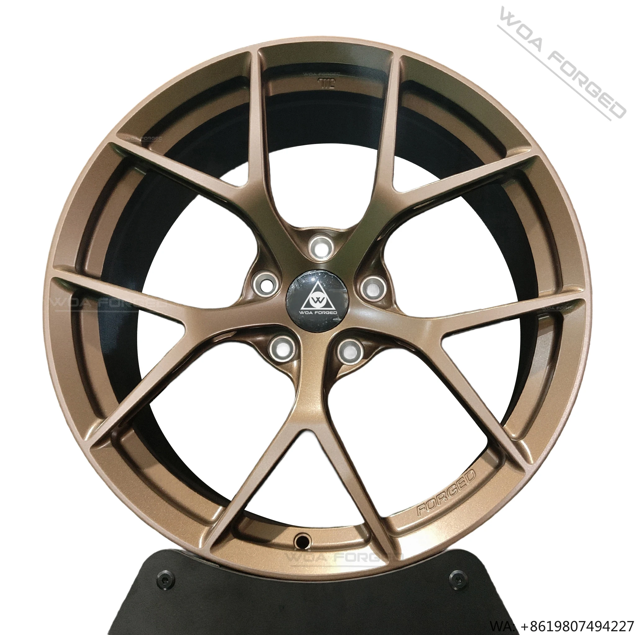 

High Performance FI-R Style Matte Bronze Forged Racing Wheels 5x112 5x114.3 5x120 Lightweight Alloy Rims for GTI R