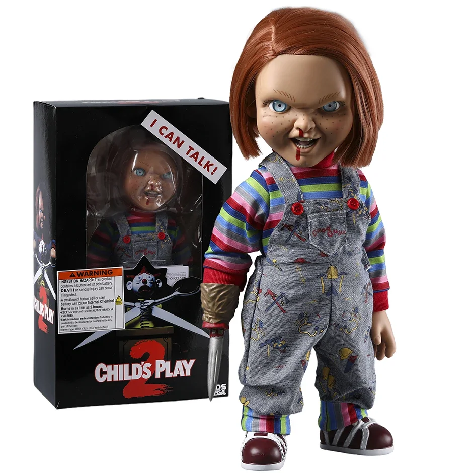 

Mezco Childs Play 2 Talking Chucky Collection Action Figure Movie Model Toy