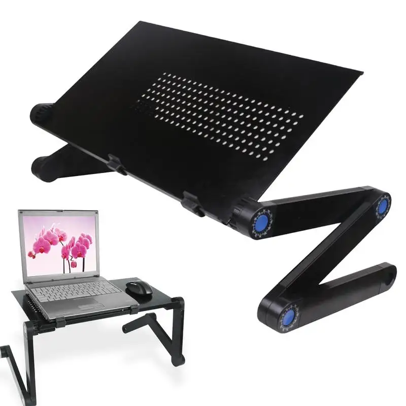 

Laptop Bed Tray Foldable Laptop Desk Laptop Stand With Mouse Pad And Anti-slip Clip For Drawing Bed Sofa Working Couch