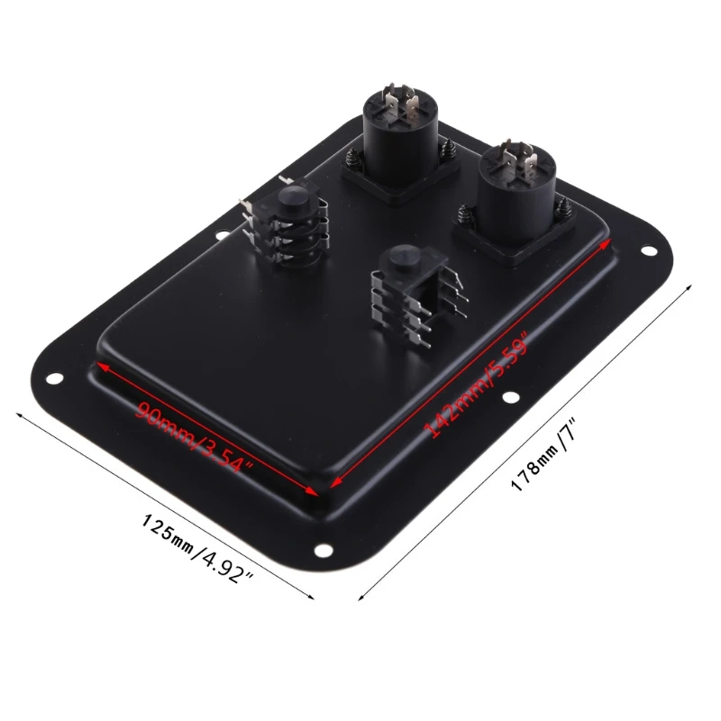 Terminal Binding Post Dual Speakon Input PA DJ Speaker Cabinet 4