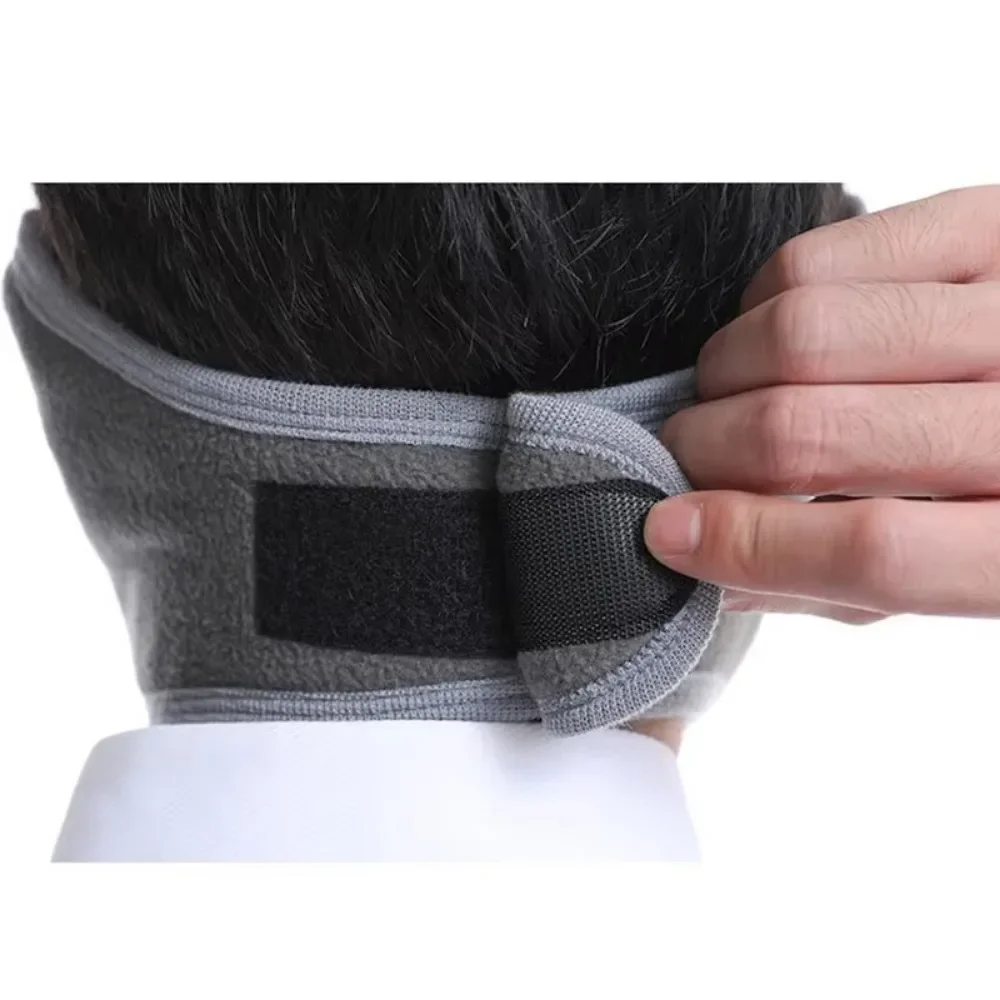 Winter Half Face Mask Thermal Fleece Ear Mouth Cover Neck Warmer Windproof Breathable Cycling Mask Warm Skiing Hiking Headwear