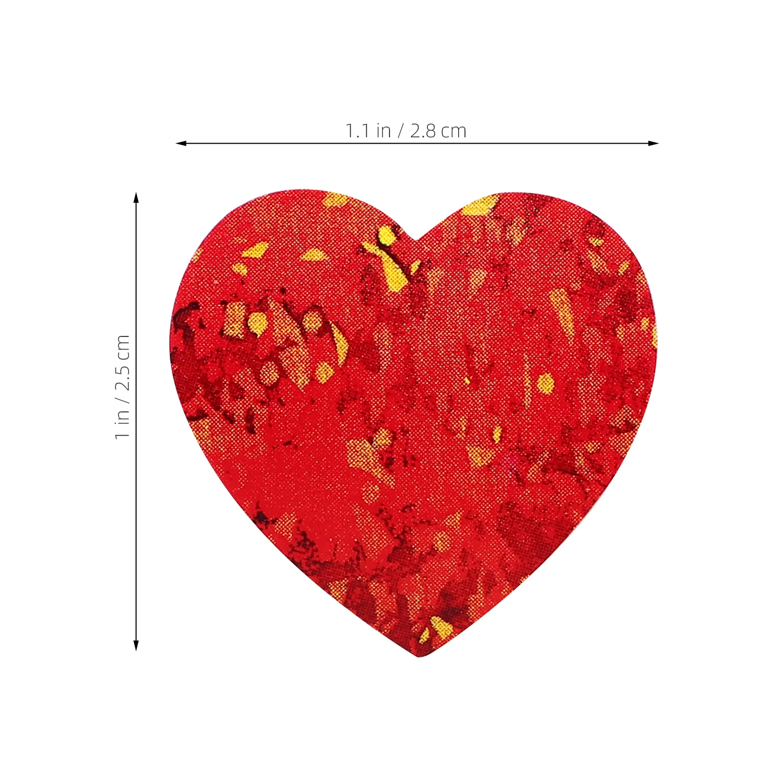 

1 Roll Heart Stickers Valentine'S Day Sealing Labels Gift Packaging Decals Wedding Envelope Seals Love Sticker Rolls
