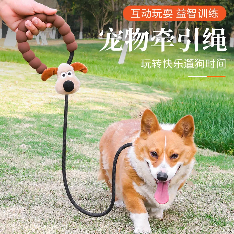 

Dog Leash New DIY Cartoon P Rope Dog Walking Leash for Outdoor Use, Traction Rope, Pet Supplies