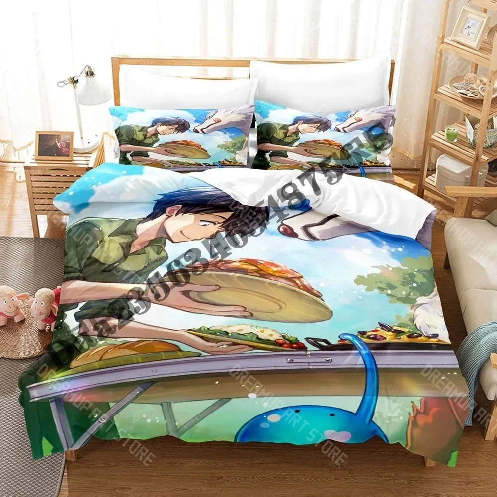 2026 3D Print Campfire Cooking In Another World With My Absurd Skill Bedding Set Single Twin Full Queen King Size Bed Set Adult