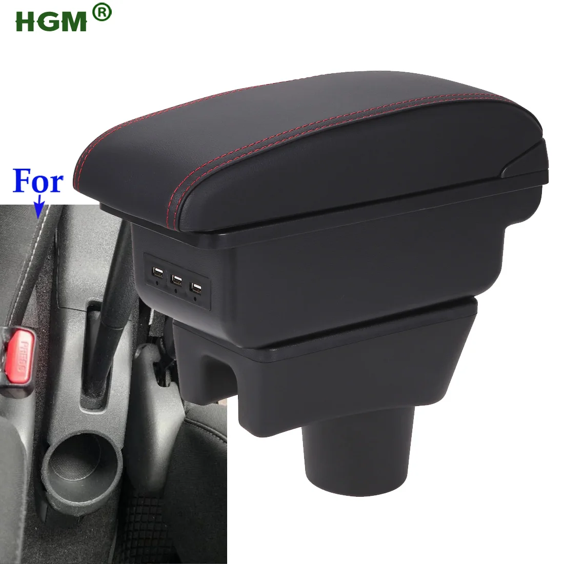 Reposabrazos para Mitsubishi Attrage Mirage, Caja de Almacenamiento para Dodge Attitude, Mitsubishi Space Star MLTSUBLSHI MLRAGE