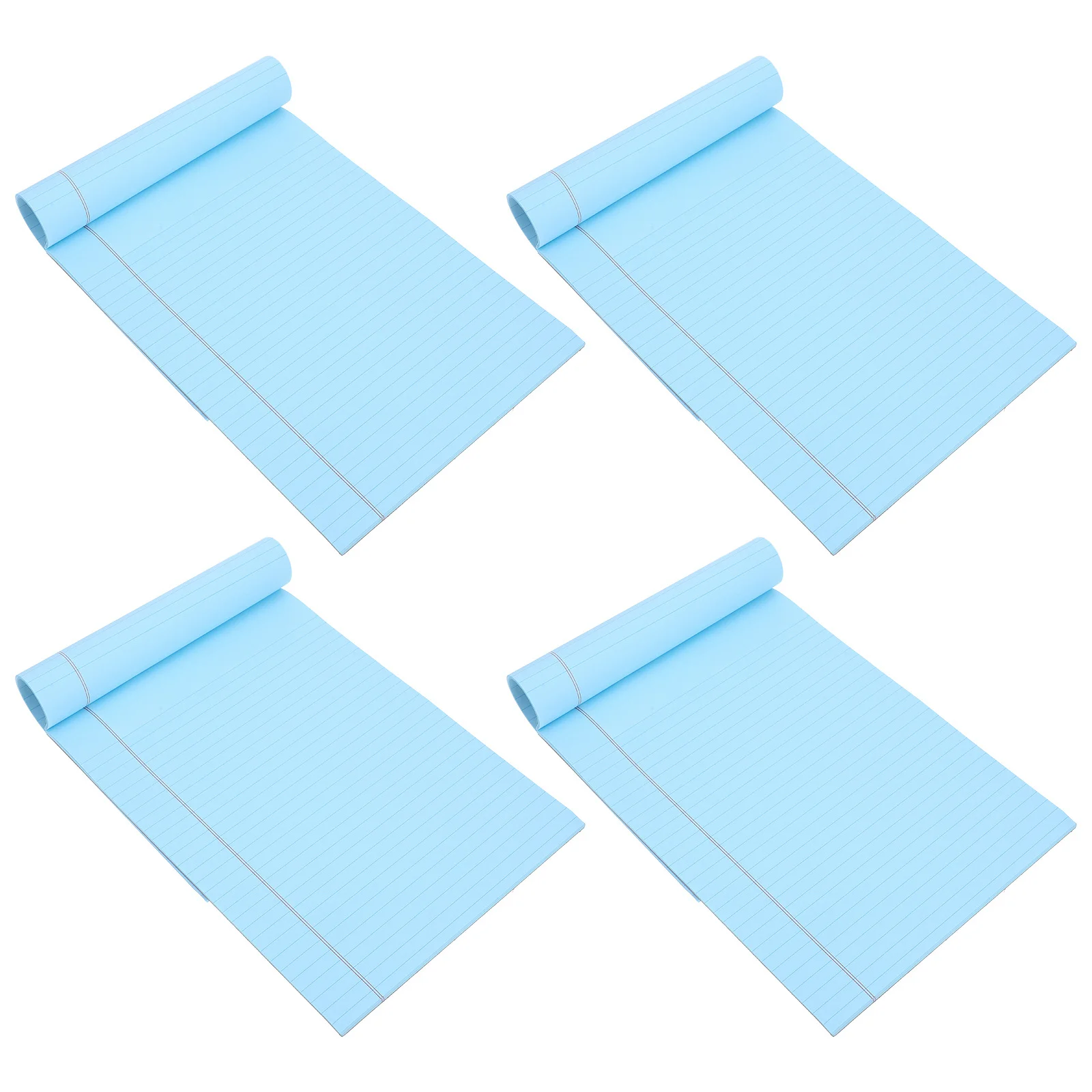 

4Pcs Notepads Smooth Paper Tear- Wide Ruled Writing Pads School Office Memo Pads Portable Writing Pad
