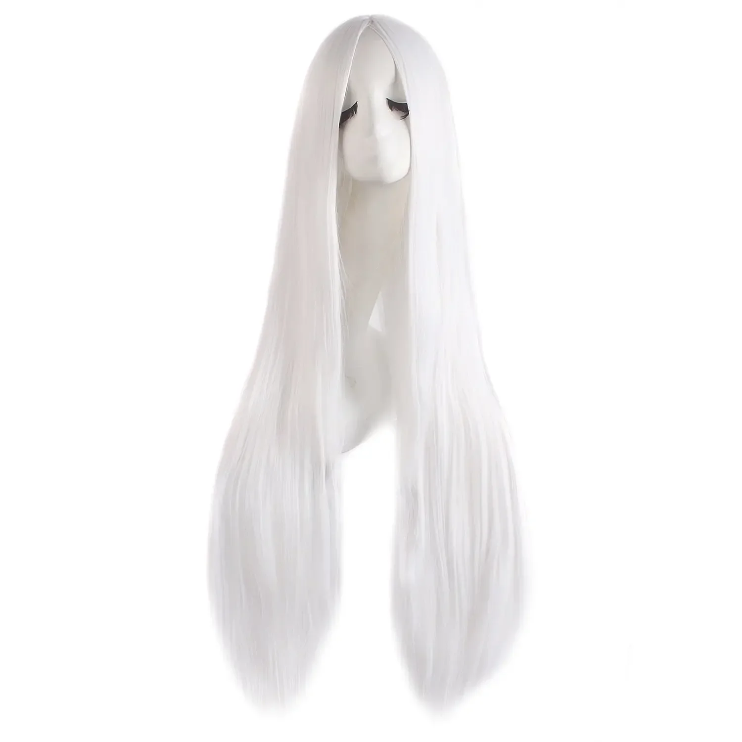 

40" 100cm Carve Long Straight Cosplay Wig Anime Costume Party Wig