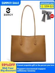 Fashion New Khaki Women OL Handbag Genuine Leather Ladies Shoulder Purse Big Tote Bag Large Capacity Shopper Bags Pocketbooks