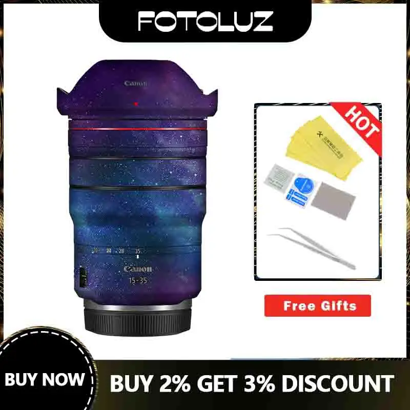 

Canon RF 15-35mm f/2.8 L IS USM Lens Skin Camera Lens Decal Sticker Wrap Film Protector Cover Case Anti-scratch Waterproof