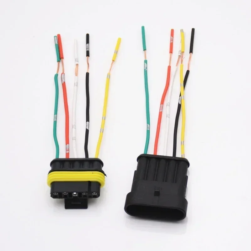 Waterdichte connector voor auto's, 6-draads butt-terminalkabelboom, 1P 2P 3P 4P 5P 6P draadbuttplug