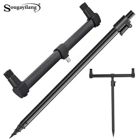 ขายึดคันเบ็ดตกปลา Sougayilang แบบหลายส่วน ถอดประกอบได้ พร้อมแกนเกลียวโลหะผสม ปรับความยาวได้ เหมาะสำหรับการตกปลากลางแจ้ง