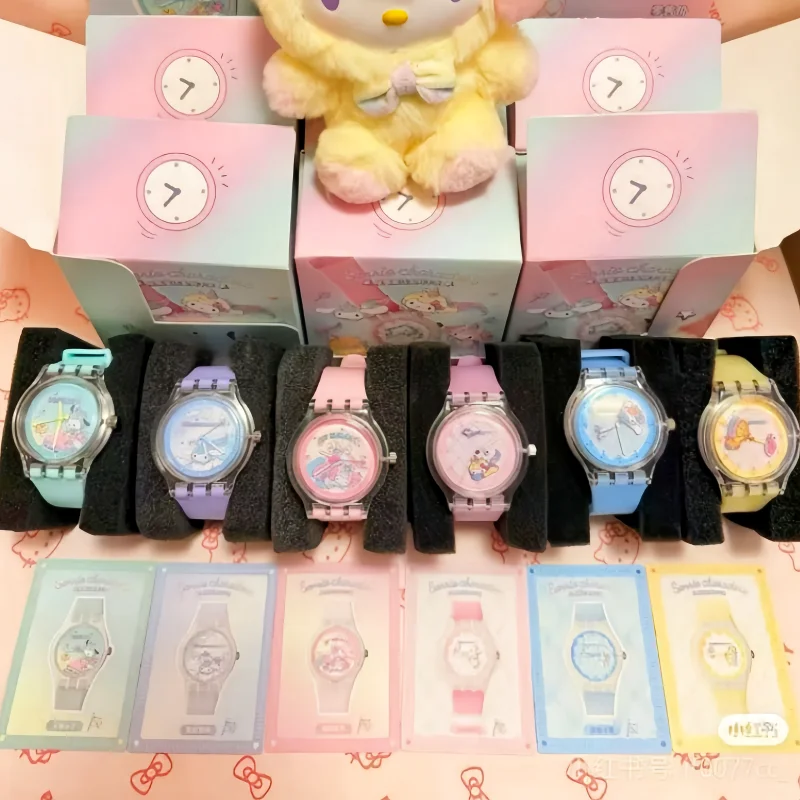 

Sanrio Authorized Blind Box Watch Wish Fairy Tale Series Cute Cartoon Electronic Wristwatch For Student Teen Girls Surprise Gift