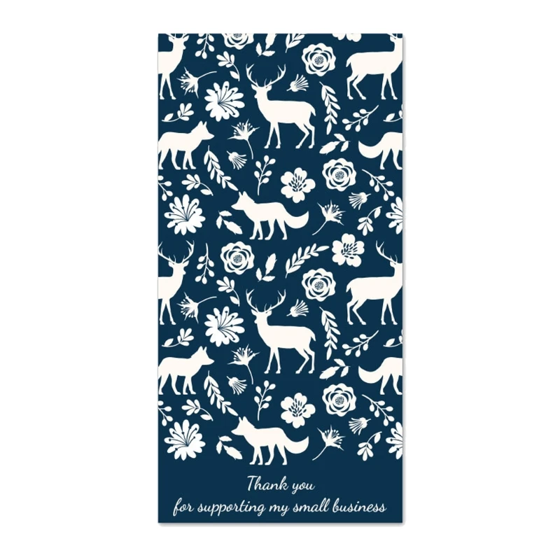 50 Pieces Thank You Stickers for Small Business Scrapbooking Stationery Sticker