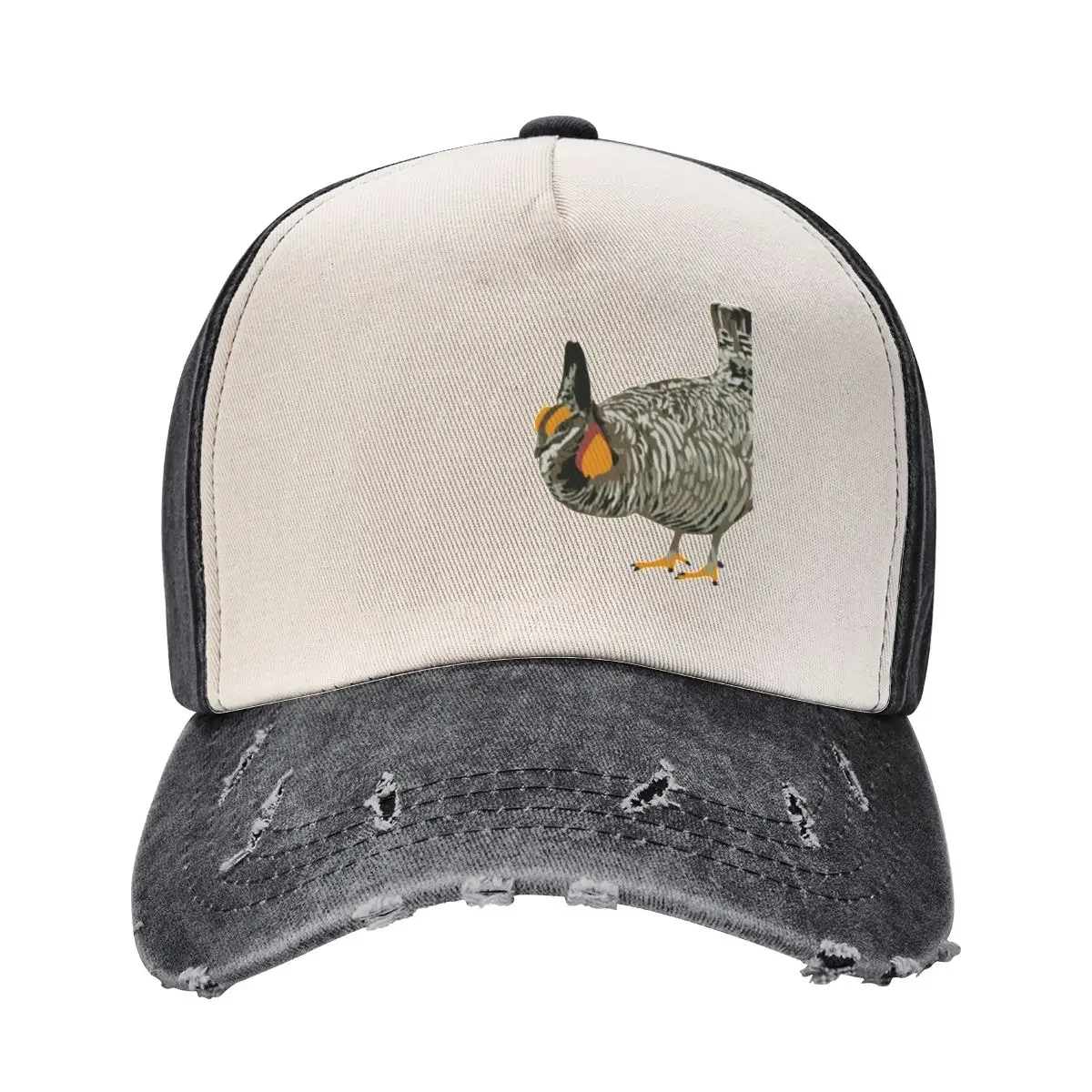 

Prairie Chicken Portrait Baseball Cap fishing caps man Luxury man cap Hood Hats Woman Men's