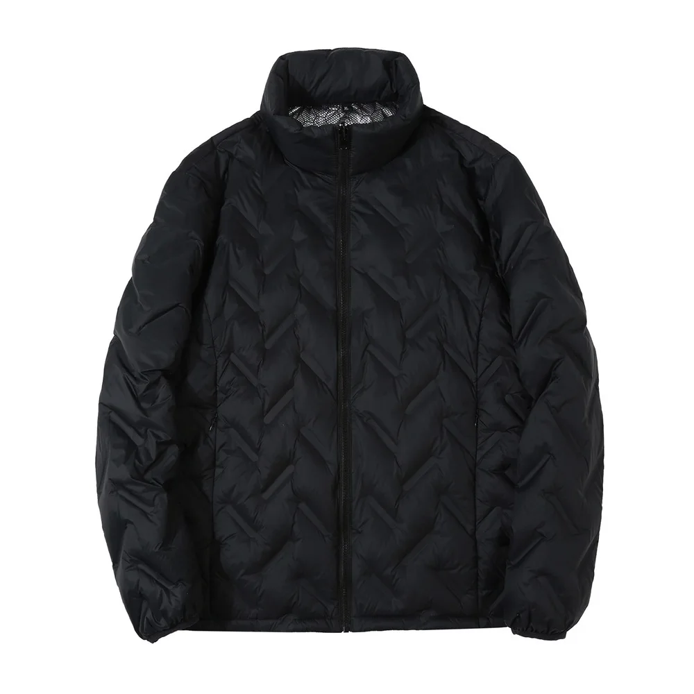 เสื้อแจ็คเก็ตกราฟีนสำหรับกิจกรรมกลางแจ้ง กันลม กันน้ำ อุ่นสบาย ไส้ขนเป็ด  มาตรฐานแห่งชาติใหม่ ไส้ขนเป็ดขาว 90% ซับใน