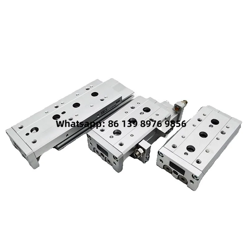 Pneumatic Slide Table Mxq6 8 12 16 20 25-20 30 50 75 100 Type Guide Rail Cylinder MXQL